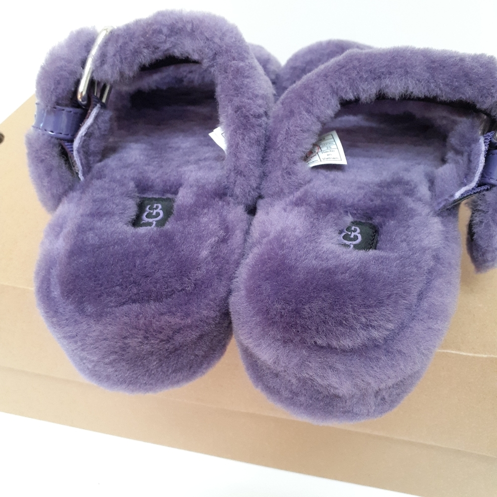UGG Fuzz Yeah Slides Sz 7 - Picture 6 of 8